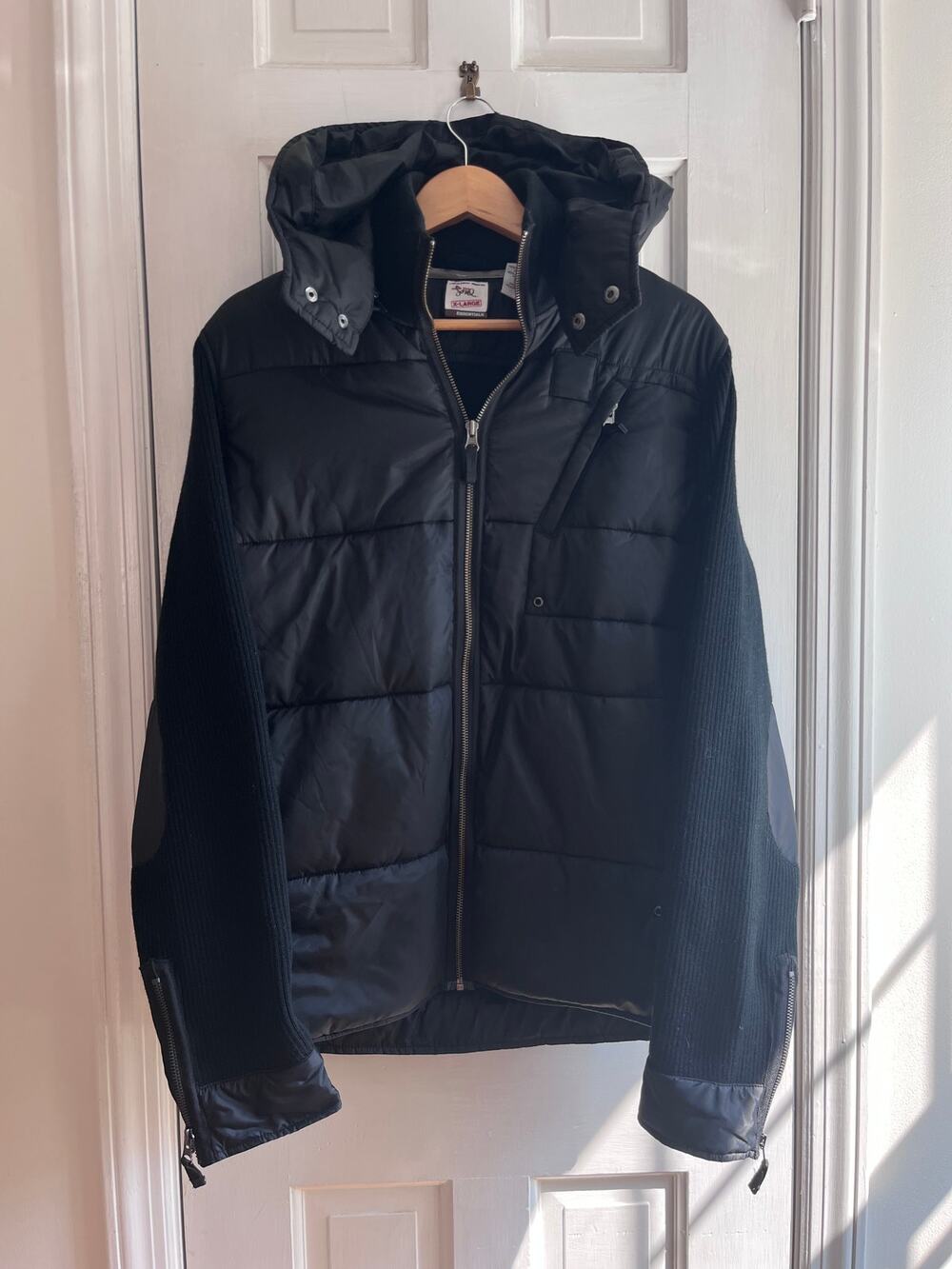 Triple Five Soul Deadstock Hybrid Knit Puffer Jacket NWT XL | Vintage Streetwear